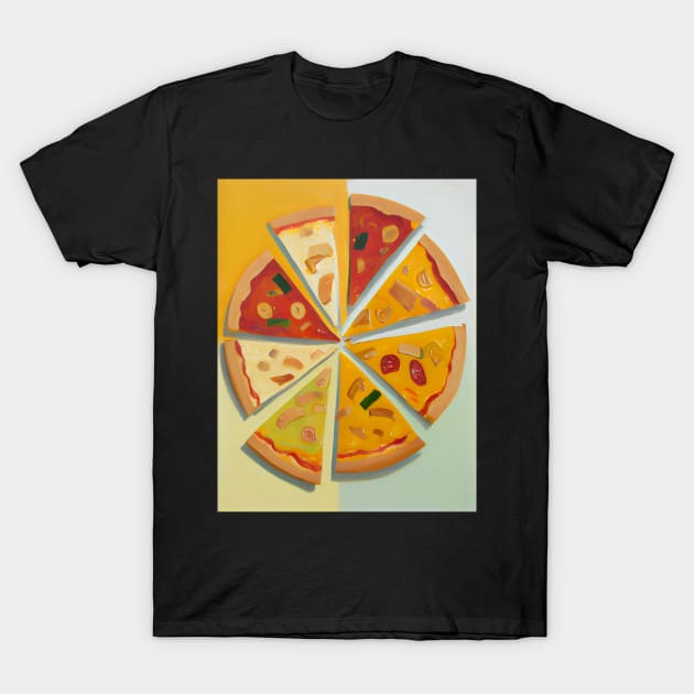 Pizza Harmony T-Shirt by Artifique